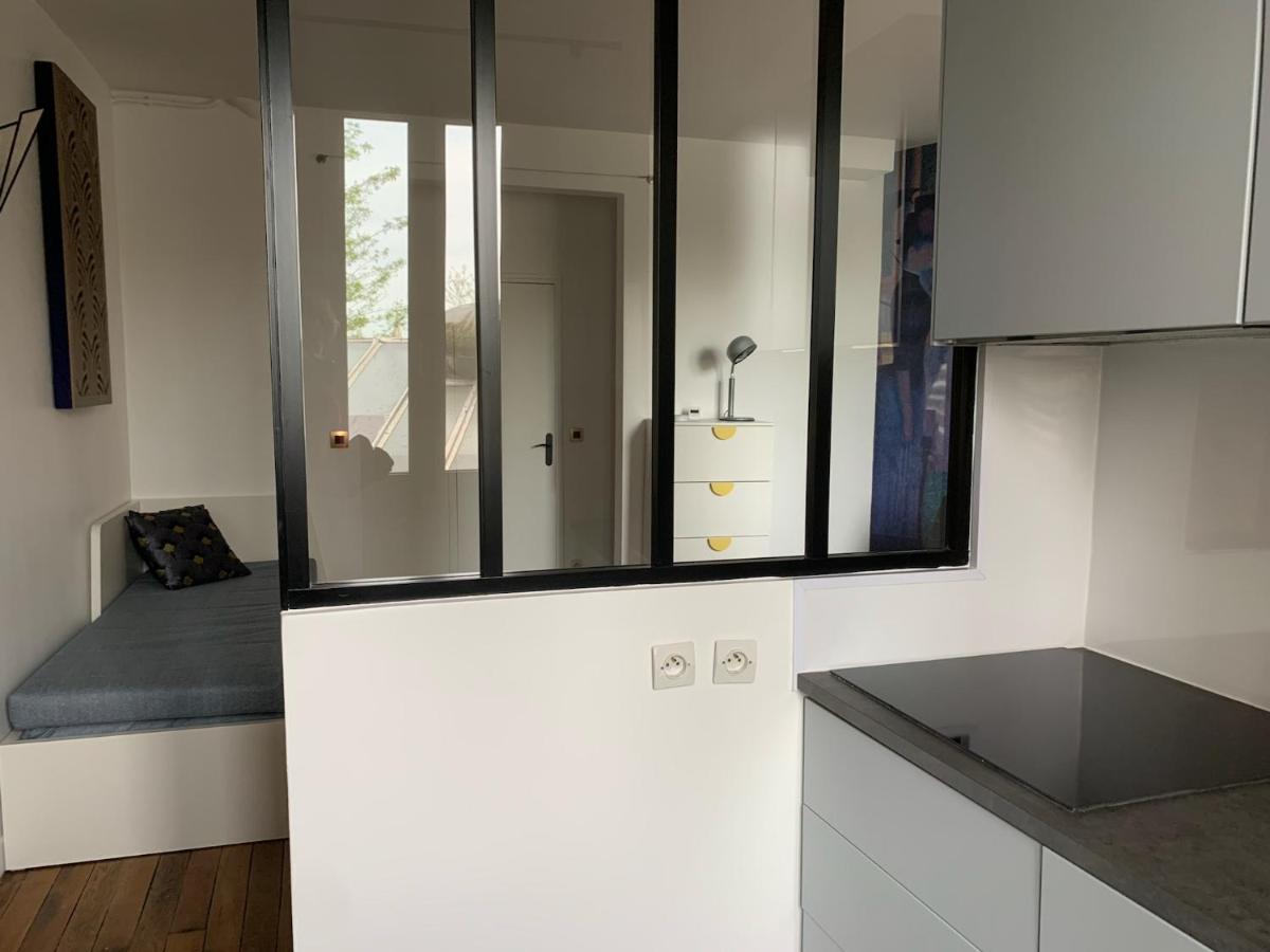 Studio Perfect For 2 Adults And 1 Kid, And Up To 2 Kids - Jourdain 20E, 25Mn To Louvre Via Line M11 París Exterior foto