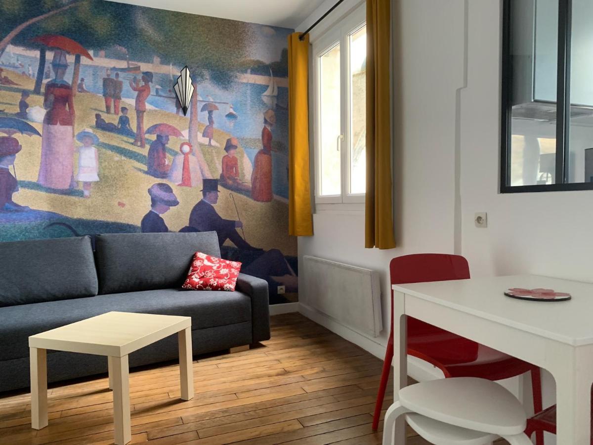 Studio Perfect For 2 Adults And 1 Kid, And Up To 2 Kids - Jourdain 20E, 25Mn To Louvre Via Line M11 París Exterior foto